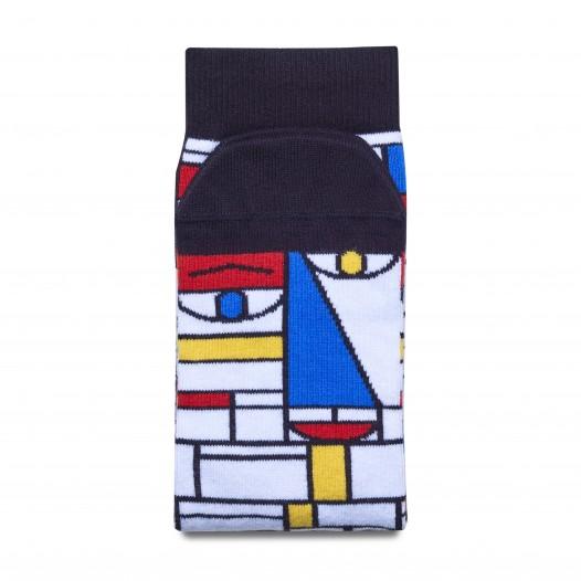 Feet Mondrian Large Artist Socks