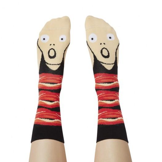 Screamy Ed Large Artist Socks