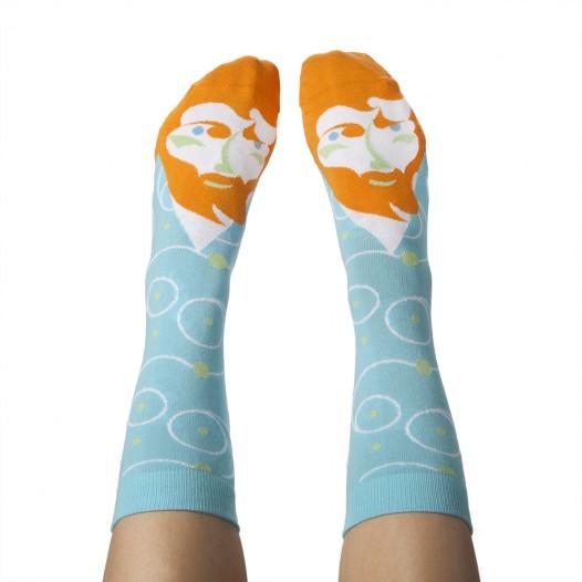 Vincent Van Toe Large Artist Socks