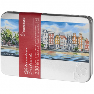 Watercolour A6 Postcard Tin (30pc) Watercolour A6 Postcard Tin (30pc)