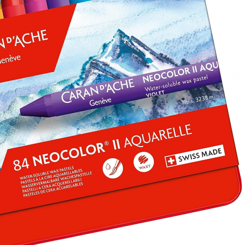 Caran d'Ache Neocolor II - water soluble wax pastel - Schleiper - Complete  online catalogue