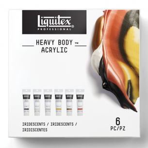 Pro Heavy Body Acrylics Iridescent Set (6pc) Pro Heavy Body Acrylics Iridescent Set (6pc)