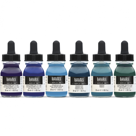 Liquitex Professional Acrylic Inks Metallics Set of 6