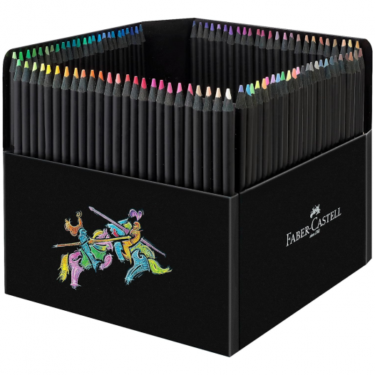 Faber-Castell Sparkle Colour Pencil Pastel Tin (12pc)