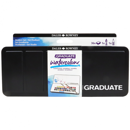 Graduate Watercolour Half-Pan Tin (39pc)