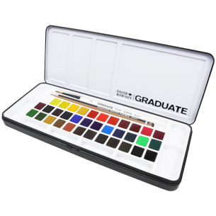 Graduate Watercolour Half-Pan Tin (39pc)