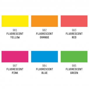 Pro Heavy Body Acrylics Fluorescent Set (6pc)