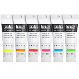 Pro Heavy Body Acrylics Fluorescent Set (6pc)