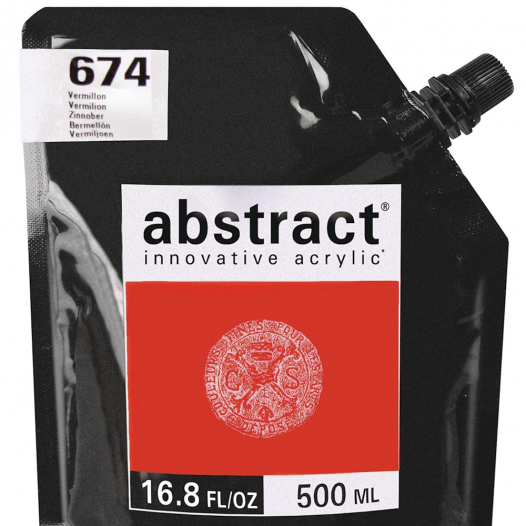 Abstract Heavy Body Acrylic Pouch (500ml)