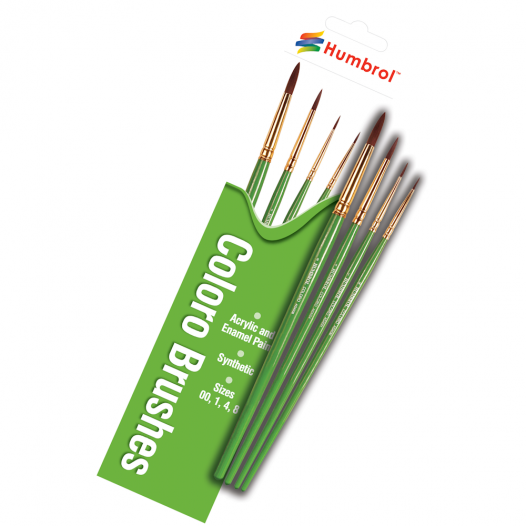 Coloro Modelling Brush Set (4pc)