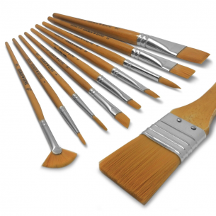 Simply Acrylic Brush Set (10pc) Simply Acrylic Brush Set (10pc)