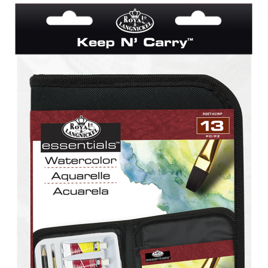 Essential Watercolour Keep 'n' Carry Set (13pc)