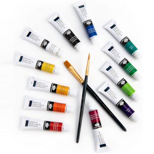 Essential Acrylic Colour Artist Pack (14pc)