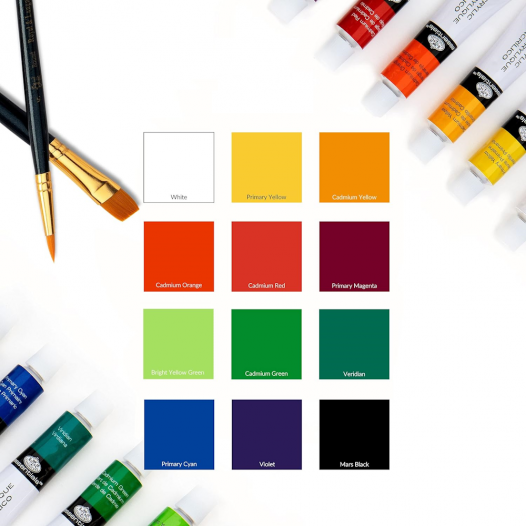 Essential Acrylic Colour Artist Pack (14pc)