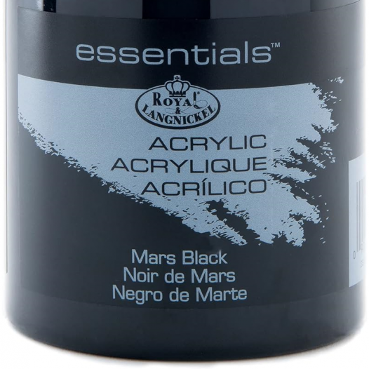Essentials Acrylic Mars Black (500ml) Essentials Acrylic Mars Black (500ml)