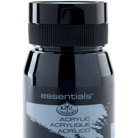 Essentials Acrylic Colour Mars Black (500ml)