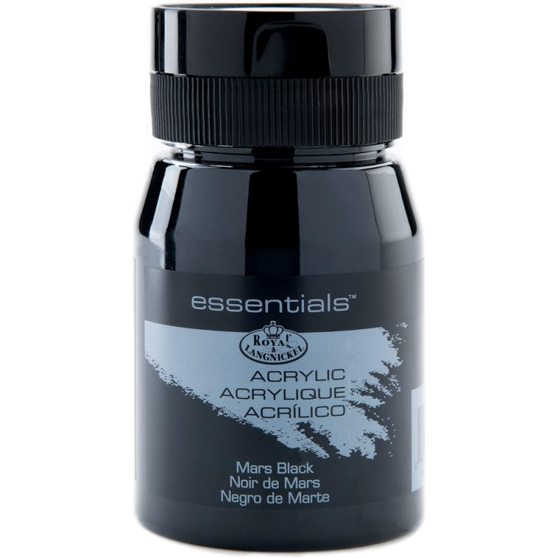 Essentials Acrylic Mars Black (500ml)