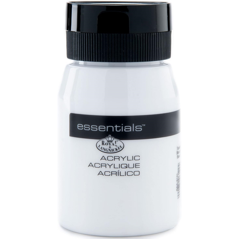 Essentials Acrylic Titanium White (500ml)