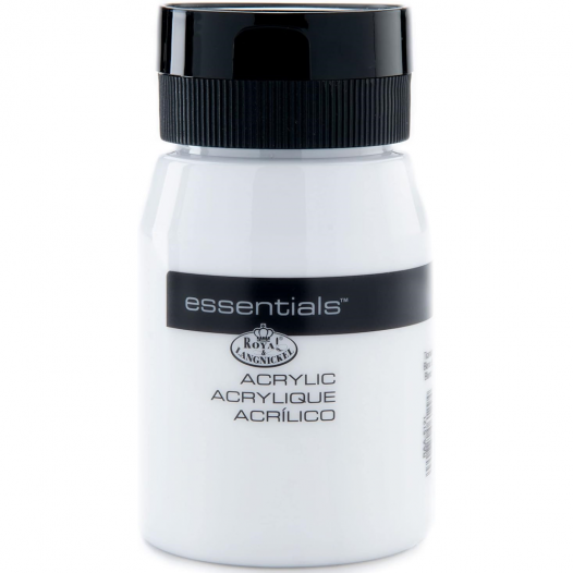 Essentials Acrylic Colour Titanium White (500ml)