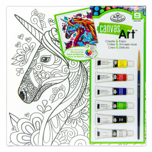 Unicorn Canvas Art Set (9pc)