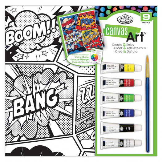 Canvas Art Comic Book Set (9pc) Canvas Art Comic Book Set (9pc)