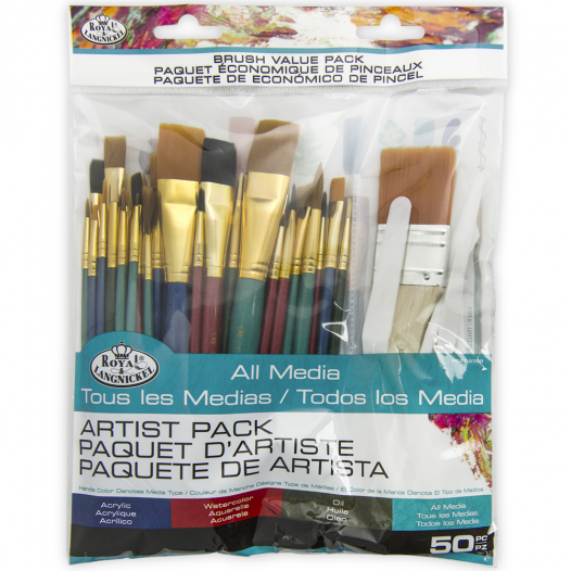 All Media Artist Brush Value Pack (50pc)