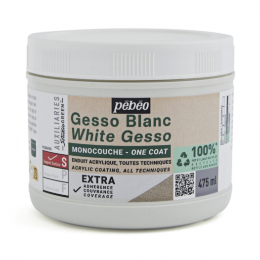 Studio Green One Coat White Gesso (475ml)