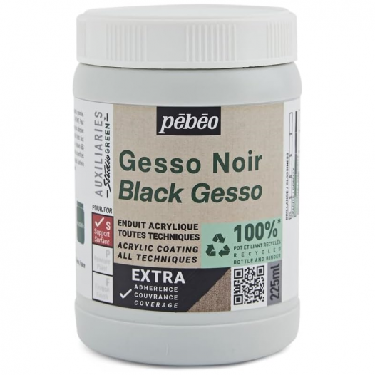 Studio Green Black Gesso (225ml)