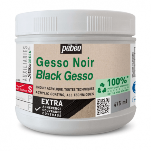 Studio Green Black Gesso (475ml)