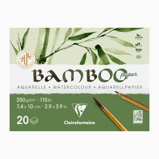 Bamboo Aquarelle Block (250gsm) - A7