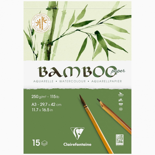 Bamboo Aquarelle Block (250gsm) - A3