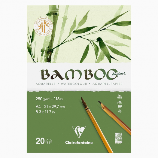 Bamboo Aquarelle Block (250gsm) - A4