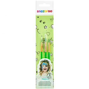 Face Paint Brush Pack (3pc)