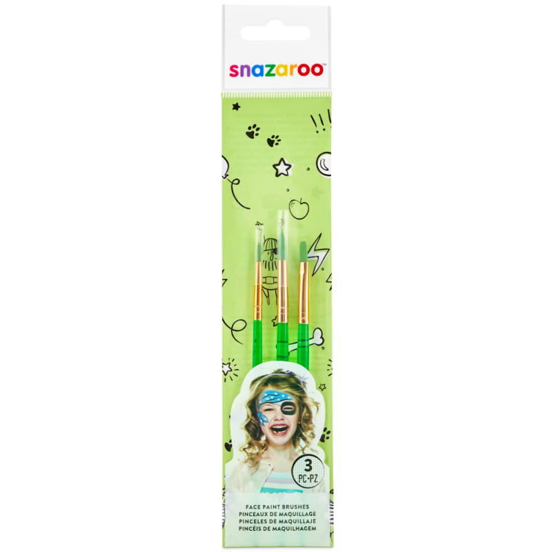 Face Paint Brushes (3pc)