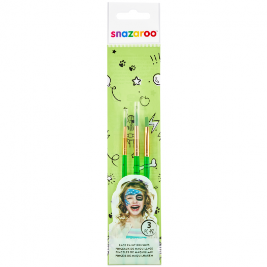 Face Paint Brush Pack (3pc)