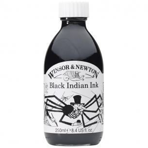 Black Indian Drawing Ink (250ml)