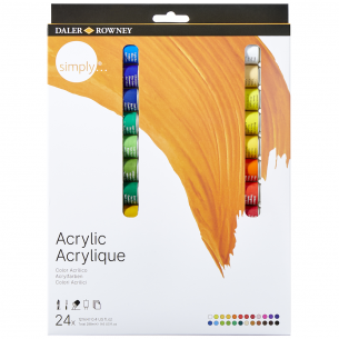 Simply Acrylic Colour Set (24 x 12ml)