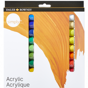 Simply Acrylic Colour Set (24 x 12ml)