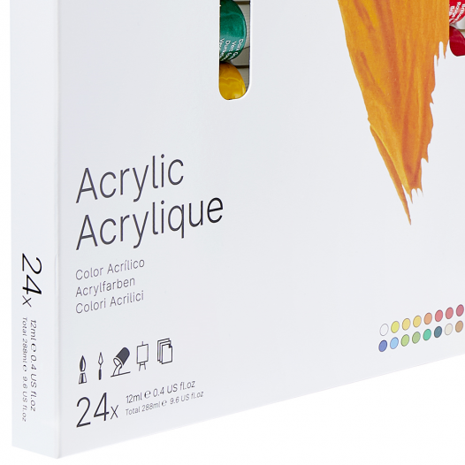 Simply Acrylic Colour Set (24 x 12ml)