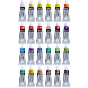 Simply Acrylic Colour Set (24 x 12ml)