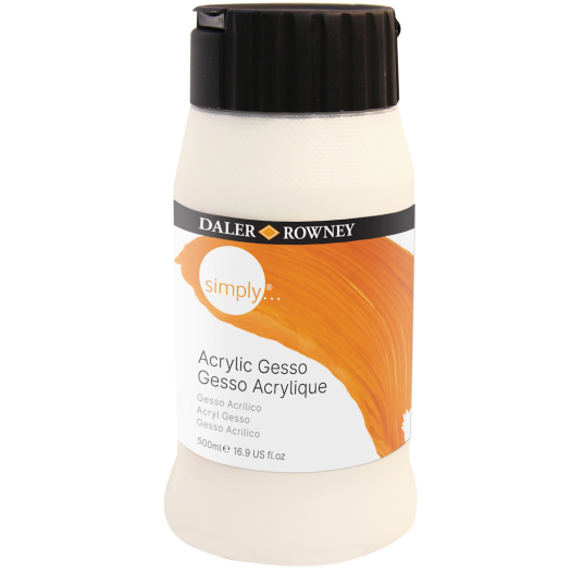 Simply Acrylic Colour Gesso (500ml)