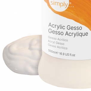 Simply Acrylic Colour Gesso (500ml)