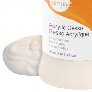 Simply Acrylic Gesso (500ml) Simply Acrylic Gesso (500ml)