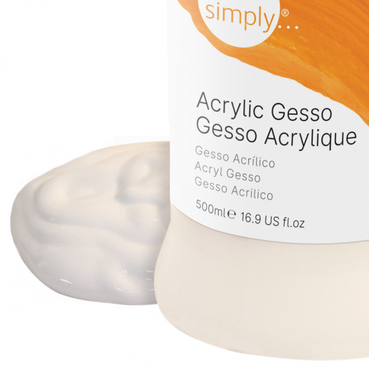 Simply Acrylic Colour Gesso (500ml)