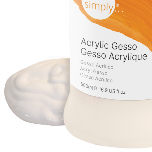 Simply Acrylic Gesso (500ml) Simply Acrylic Gesso (500ml)