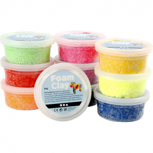 Foam Clay Basic Colour Set (10pc)