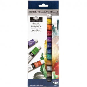 Essentials Acrylic Metallic Set (12pc)