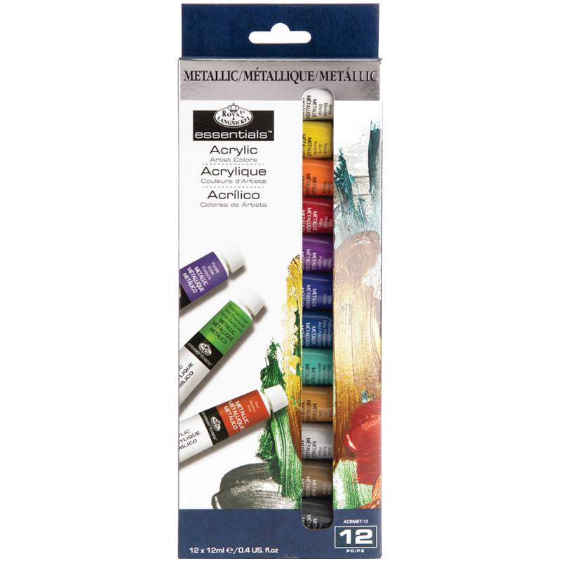 Essentials Acrylic Metallic Set (12pc)