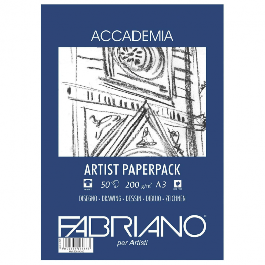 Accademia A3 Cartridge Paper Pack (200gsm)