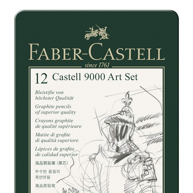  3H Pencil Faber Castell 9000 (Single) : Tools & Home Improvement